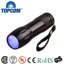 Aluminum Alloy Best Waveband 3 Watt Power 365NM UV LED Flashlight